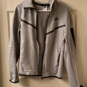 Nike Gray Full-Zip Hoodie